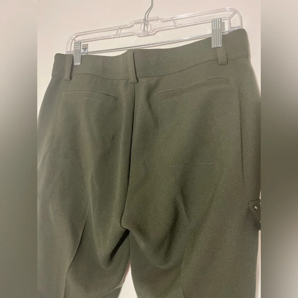 Belyn Key Golf  Dress Pants Moss Green Women's Size M #81